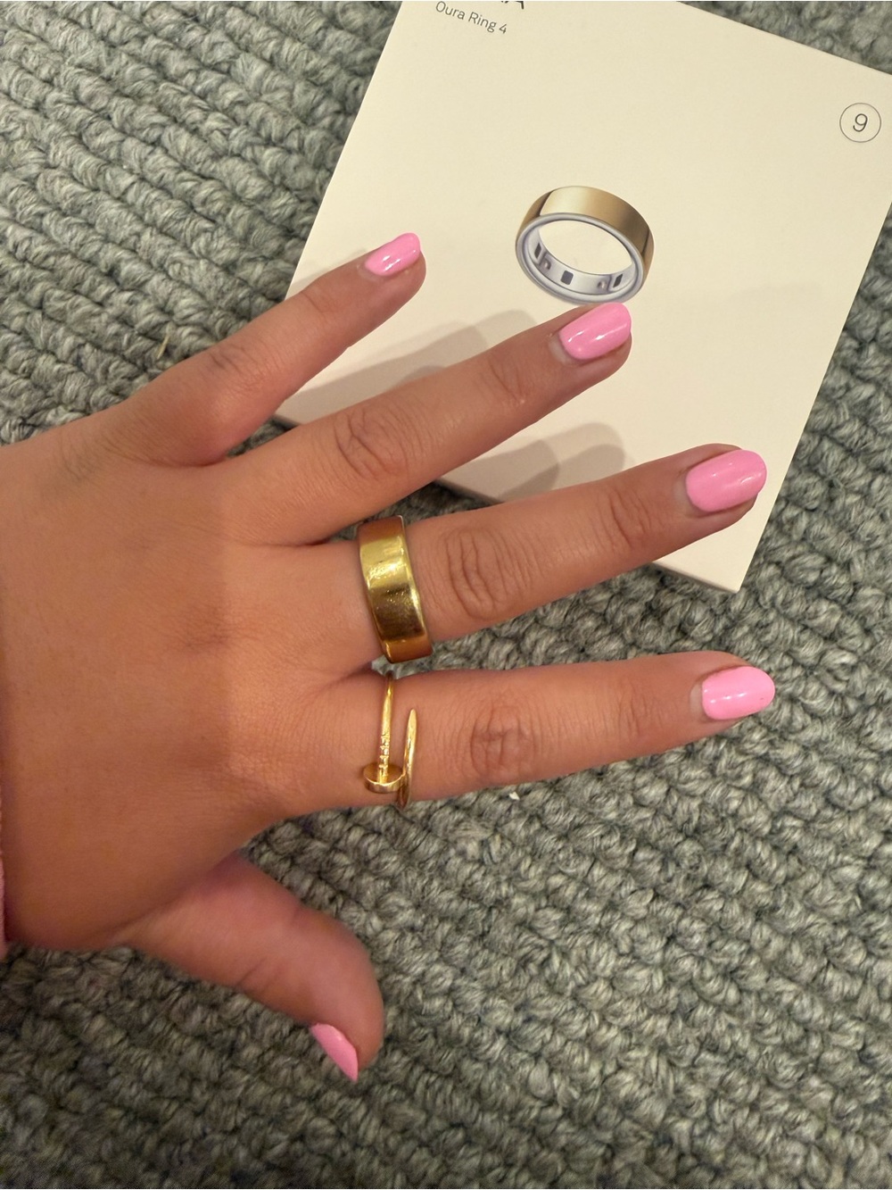Gold Oura Ring 4 size 9